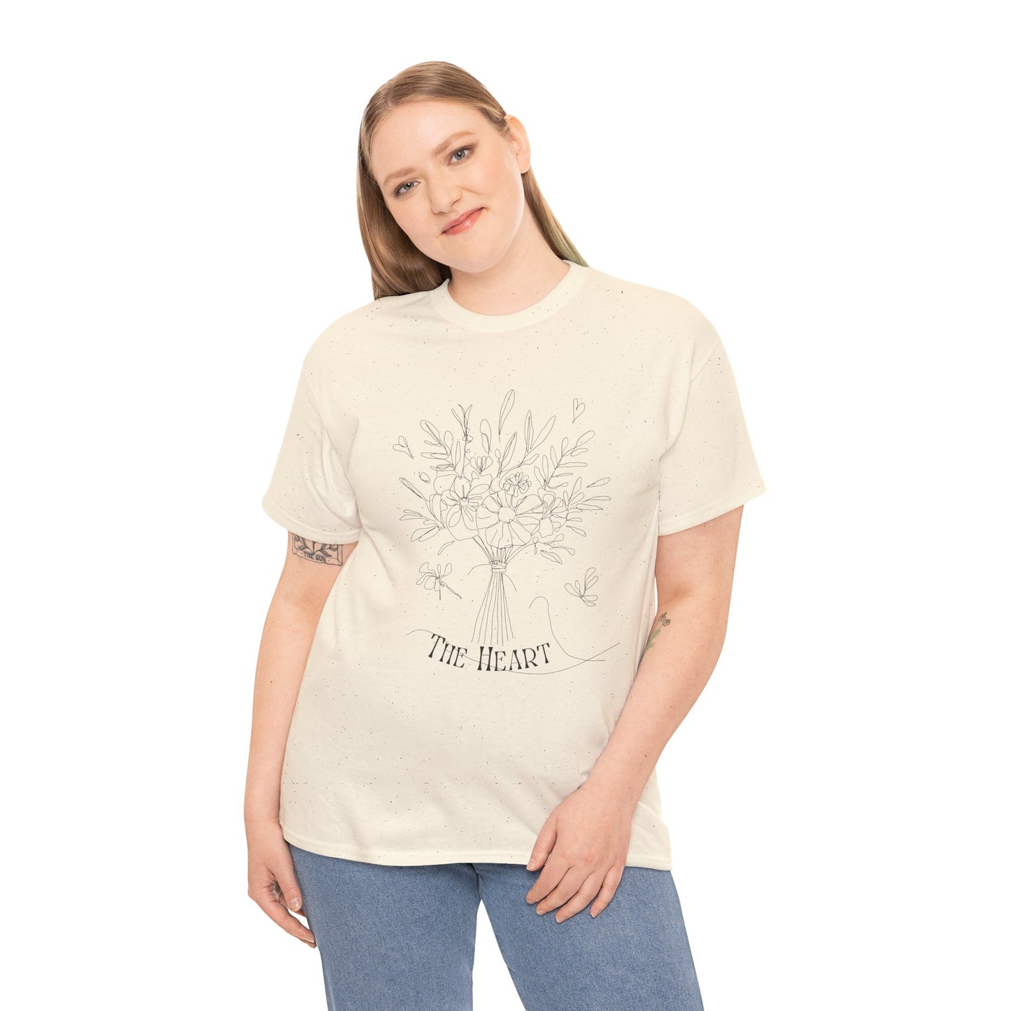Floral Heart Tree T-Shirt — "The Heart" Botanical Graphic Tee